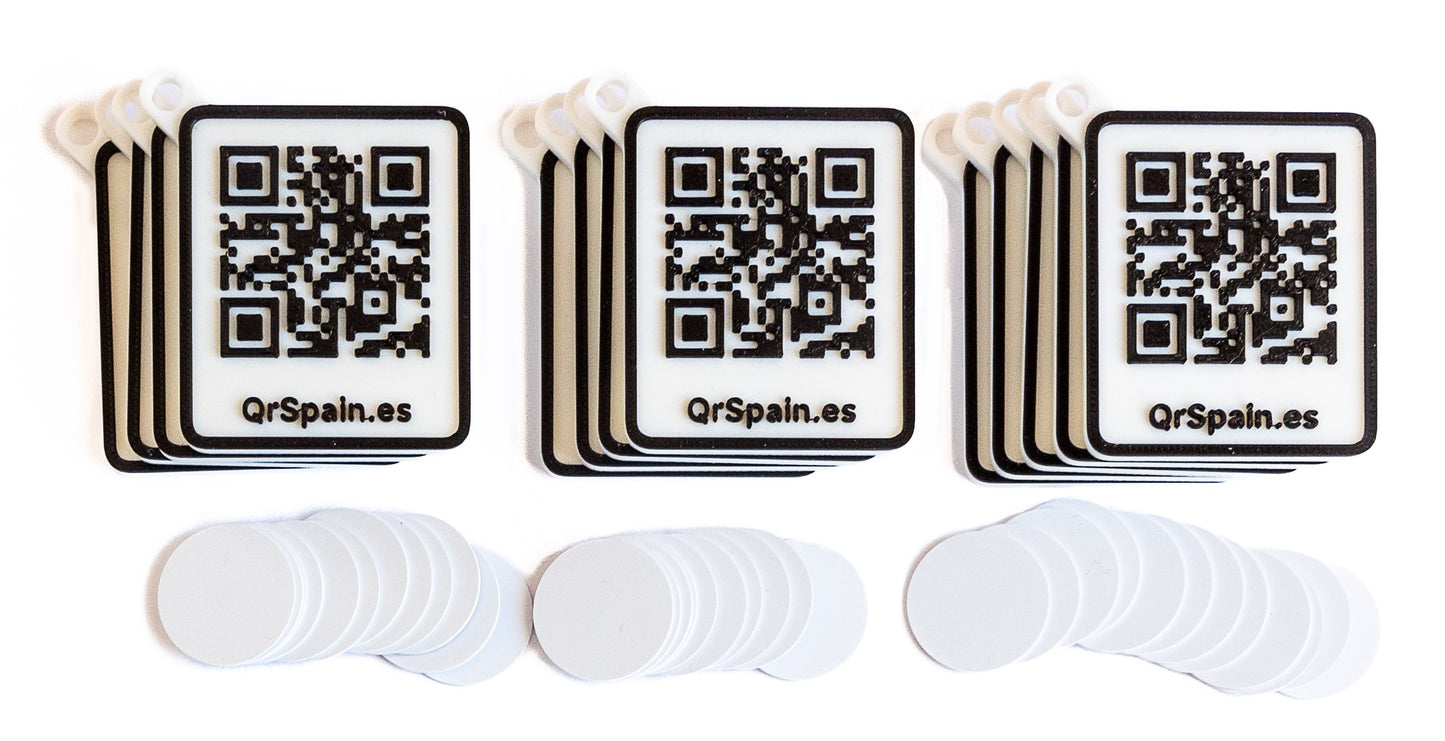 Conjunto llaveros QR