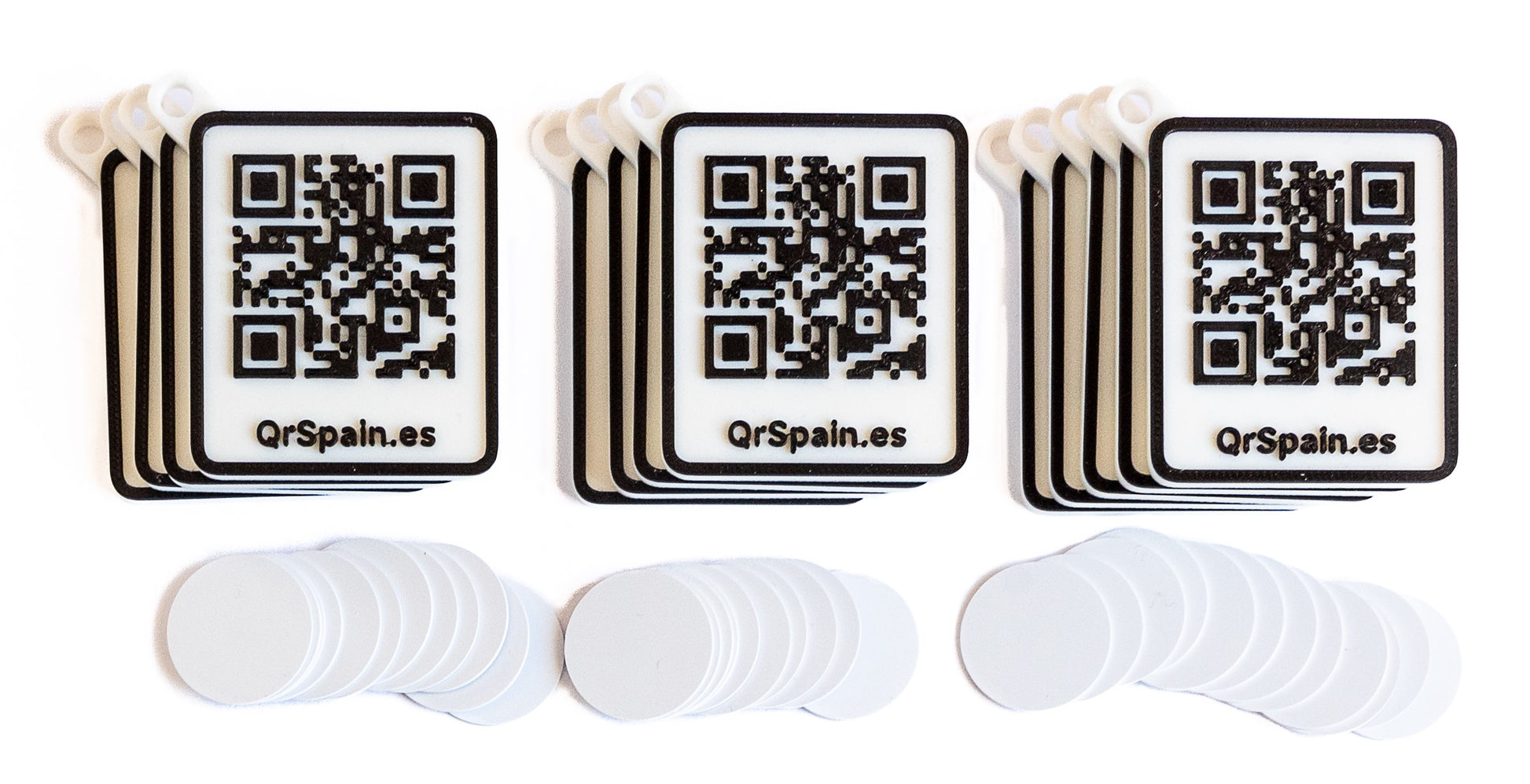 Conjunto llaveros QR