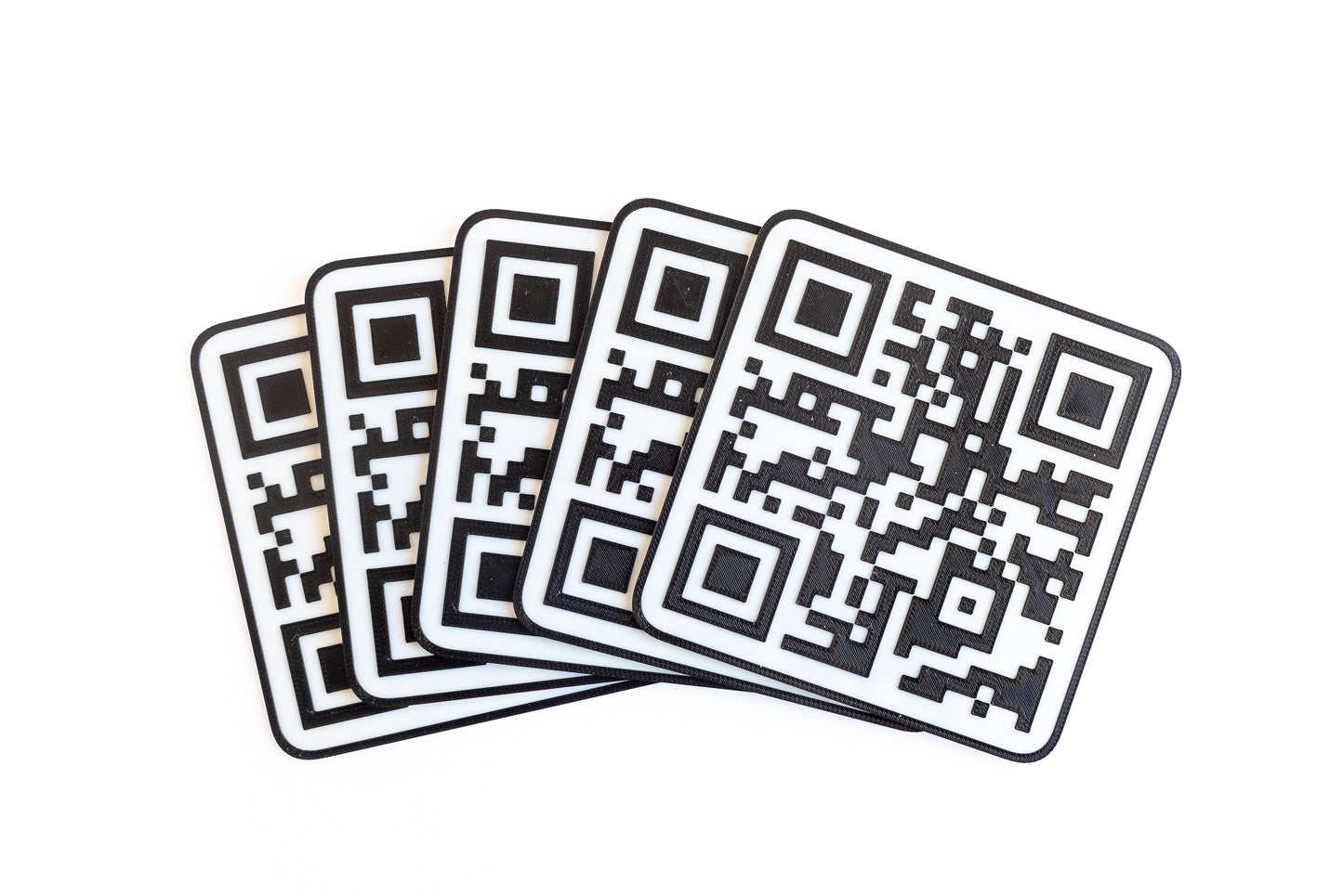 Conjunto de posavasos QR