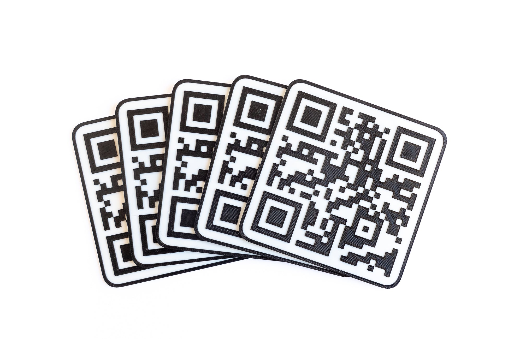 Conjunto de posavasos QR